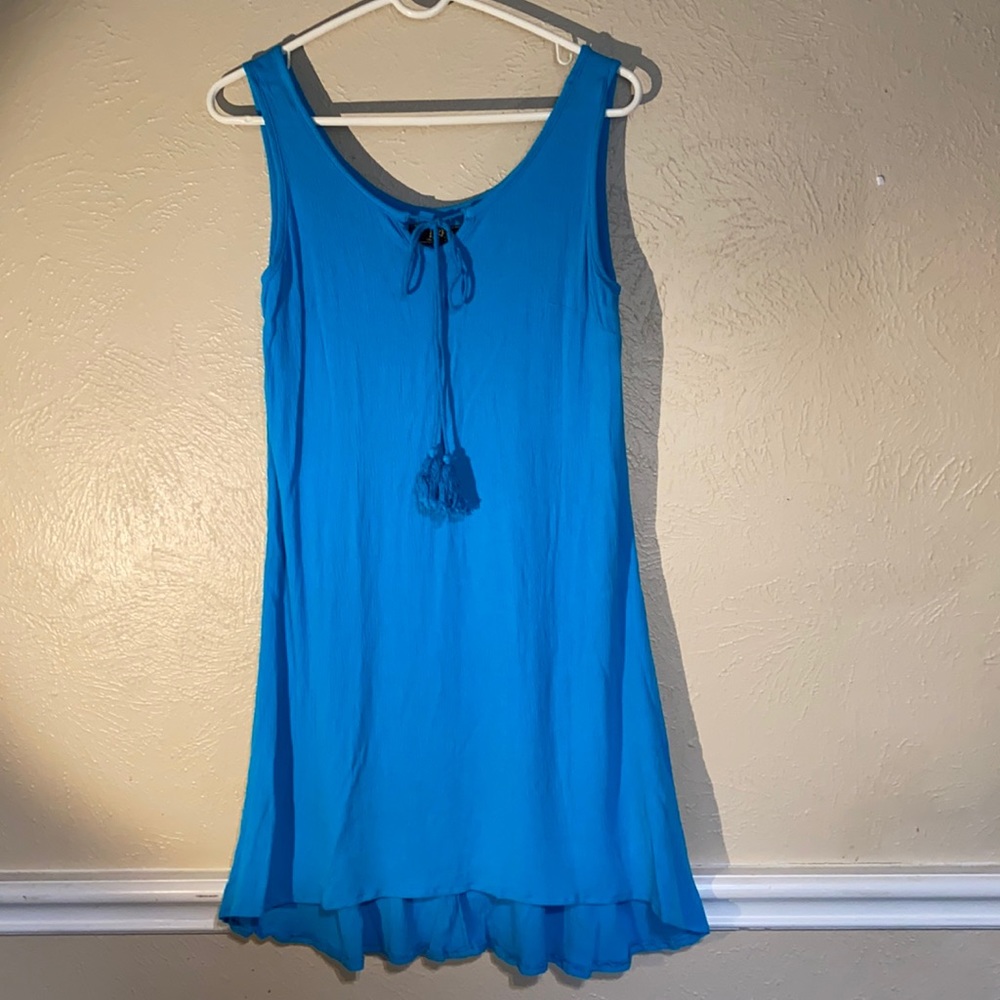 L&B Teal Sleeveless Dress